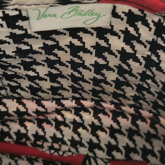 Vintage Vera Bradley red/white Quilted  cross body purse. - Picture 4 of 4